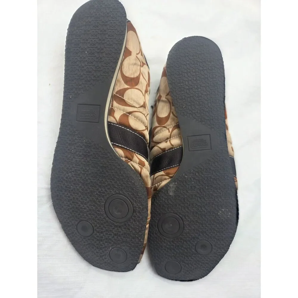 Coach Signature Logo Sateen Sneaker
